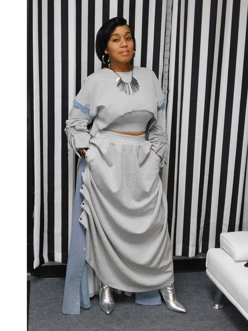 Anika Denim Jersey Skirt or Dress