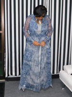 Denim Sheer Organza Duster