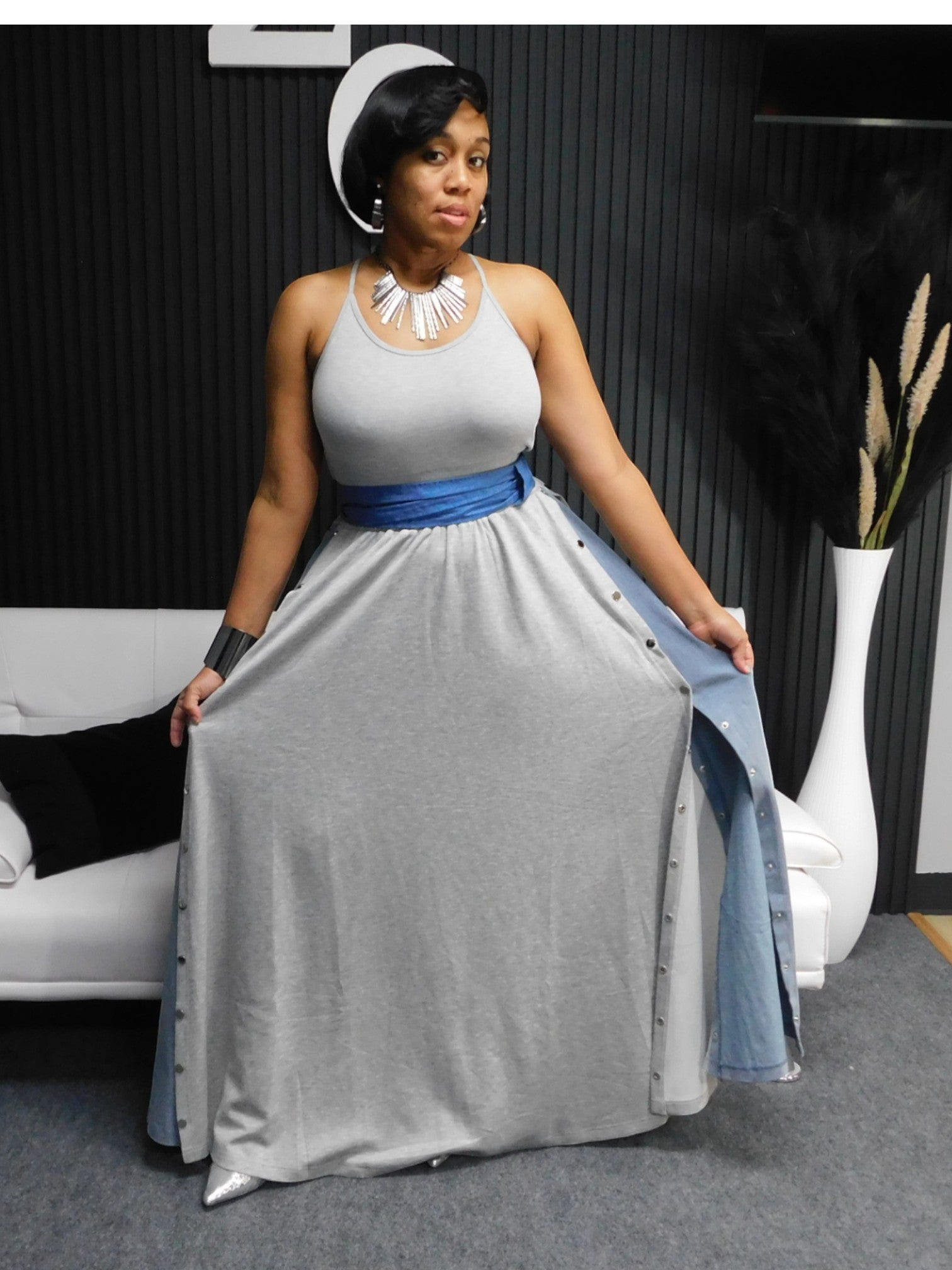 Anika Denim Jersey Skirt or Dress SM/MD Anika Denim Jersey Skirt or Dress SM/MD