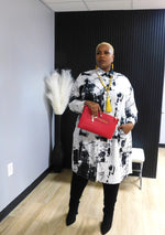 Mixed Emotions Shirt Dress (Curvy)