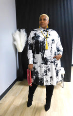 Mixed Emotions Shirt Dress (Curvy)