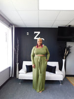 The Woman In Me Set (Curvy) - Olive