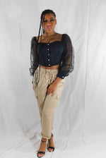 Celina Sheer Crop Top