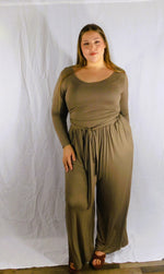 The Woman In Me Set (Curvy) - Brown