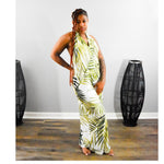 Tropical Breeze - Green & White