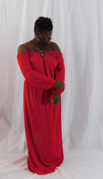 Off of The Shoulder Maxi