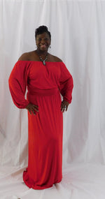 Off of The Shoulder Maxi
