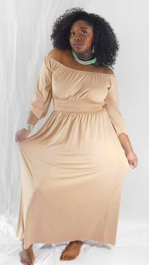 Off of The Shoulder Maxi