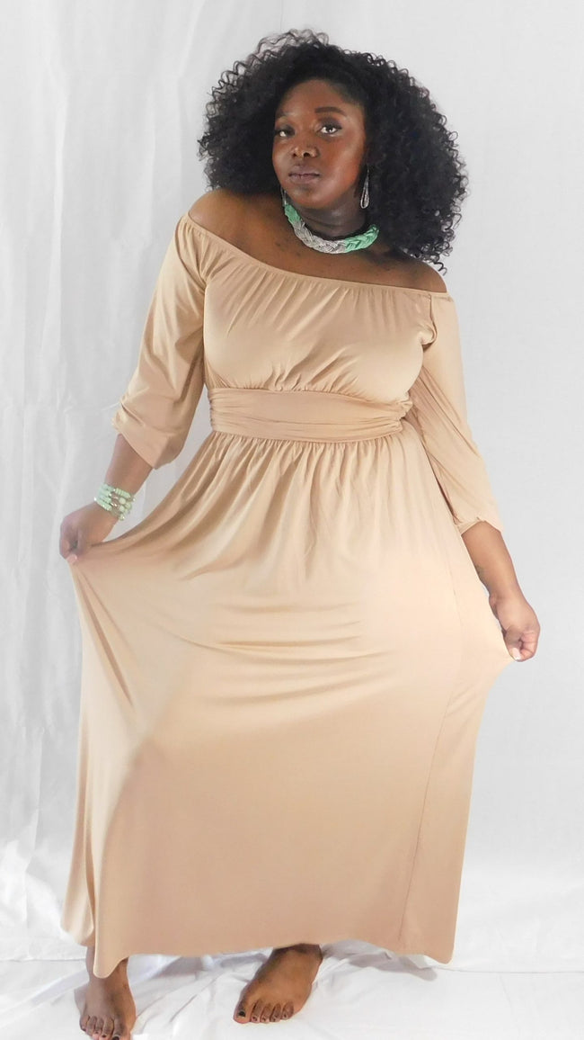 Off of The Shoulder Maxi