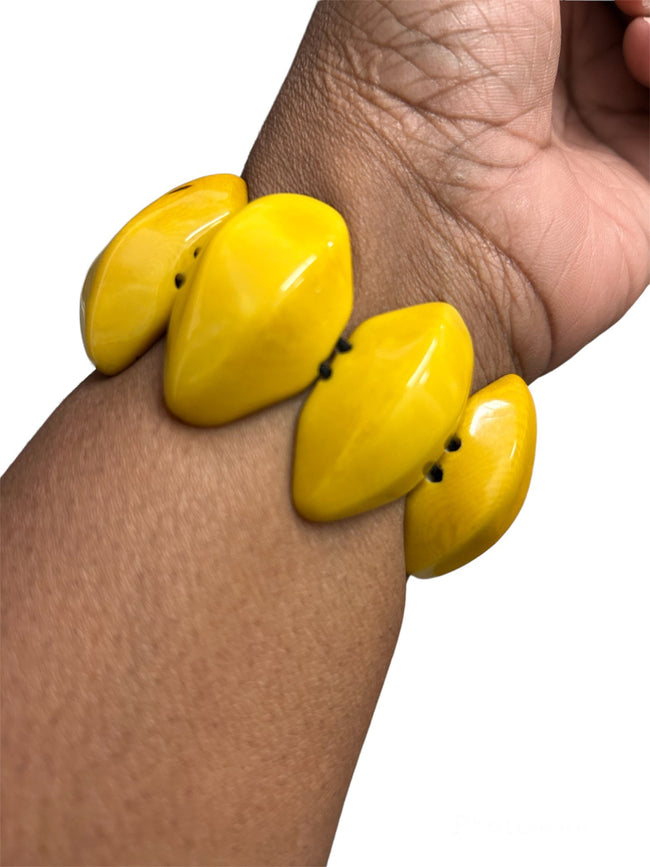 Turtle Shell Tagua Bracelet
